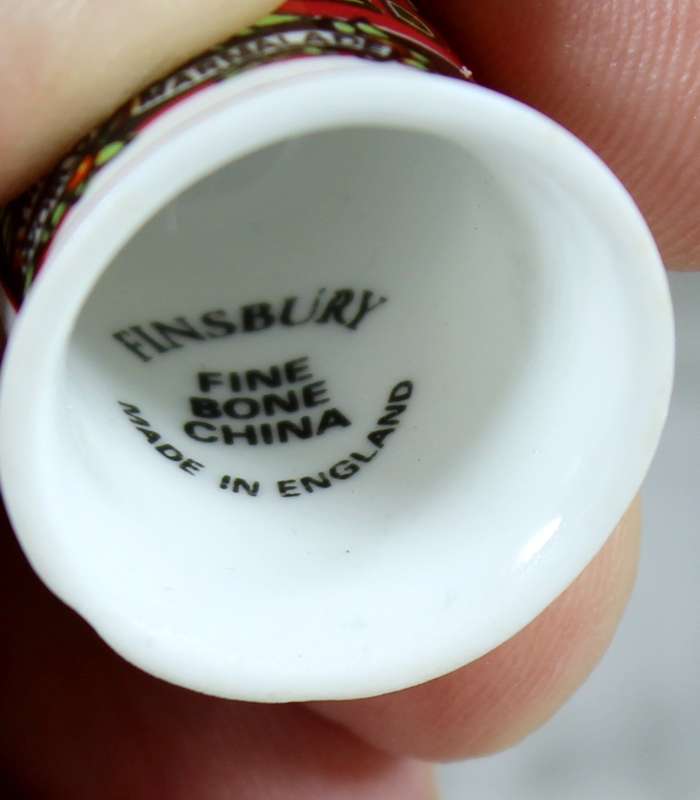 Advertising thimble - Golden shred marmalade - Finsbury
