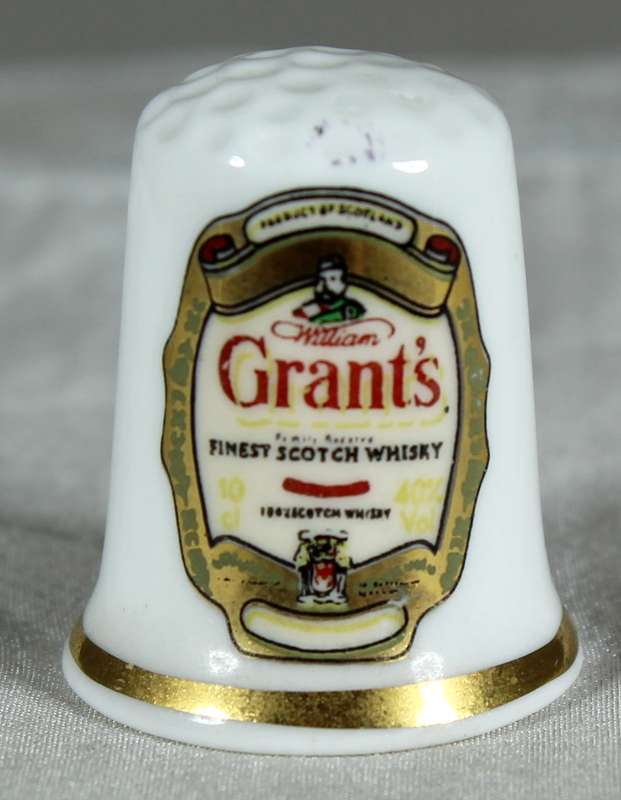 Advertising thimble - Grants whisky