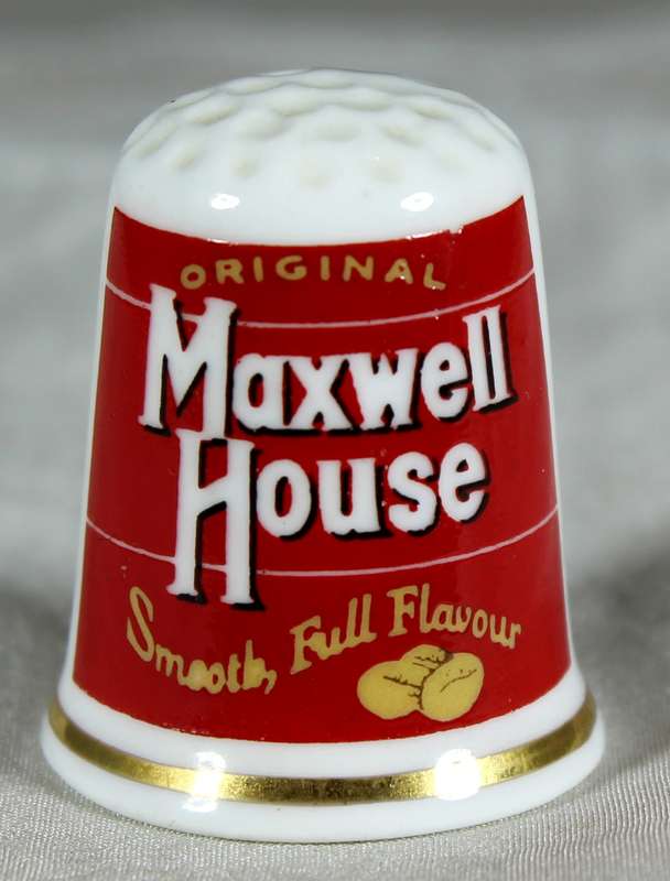 Advertising thimble - Maxwell house