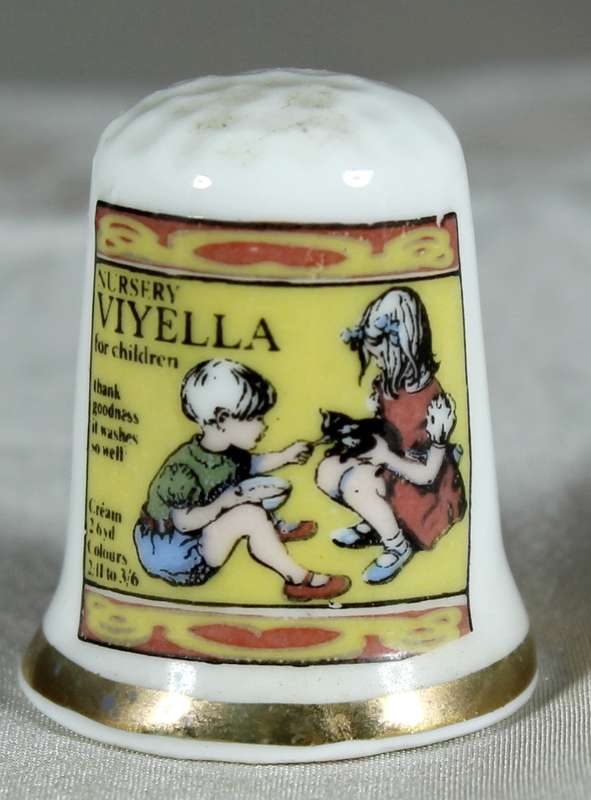 Advertising thimble - Nursery Viyella