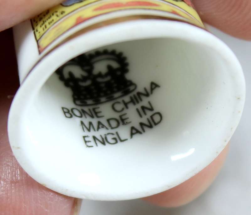 Advertising thimble - Nursery Viyella