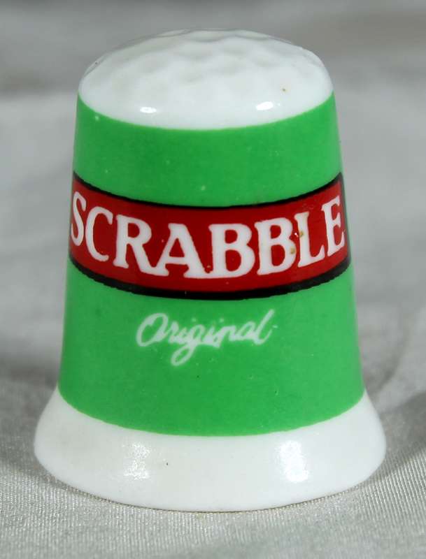 Advertising thimble - Scrabble