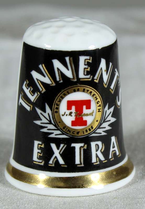 Advertising thimble - Tennent's extra