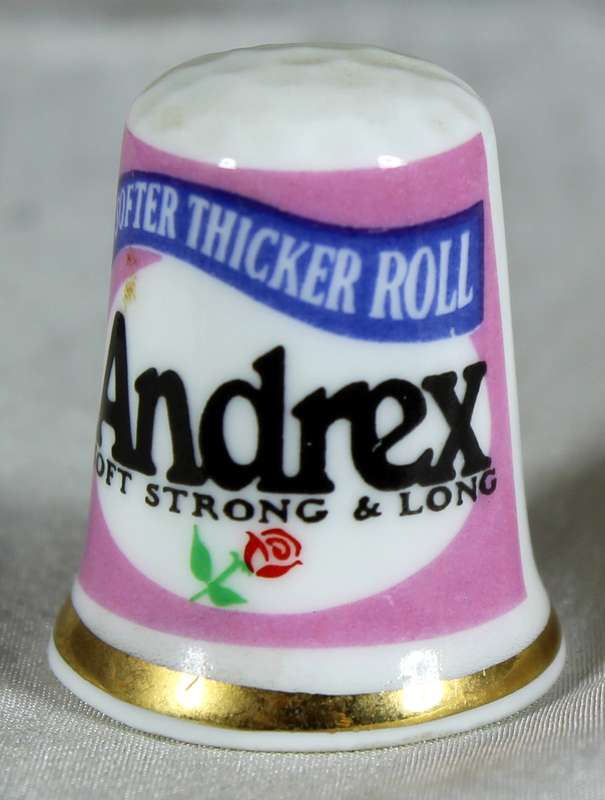 Advertising thimble - Andrex