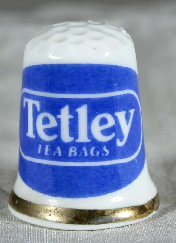 Advertising thimble - Tetley tea bags