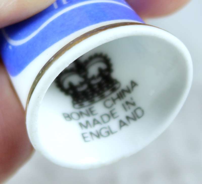 Advertising thimble - Tetley tea bags