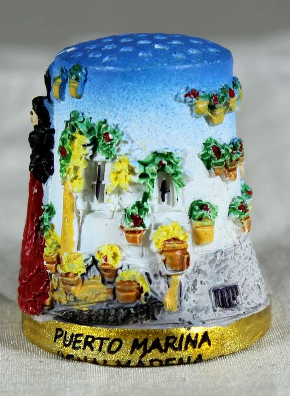 3D ceramic thimble - Puerto Marina