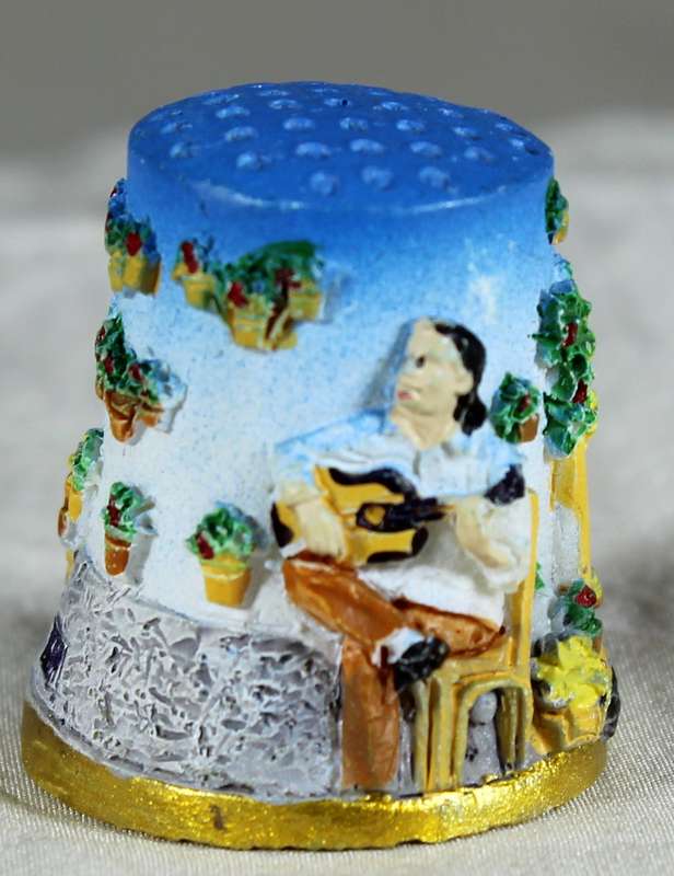 3D ceramic thimble - Puerto Marina