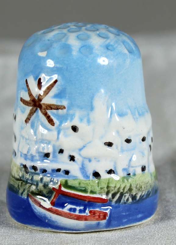 3D ceramic thimble - Menorca