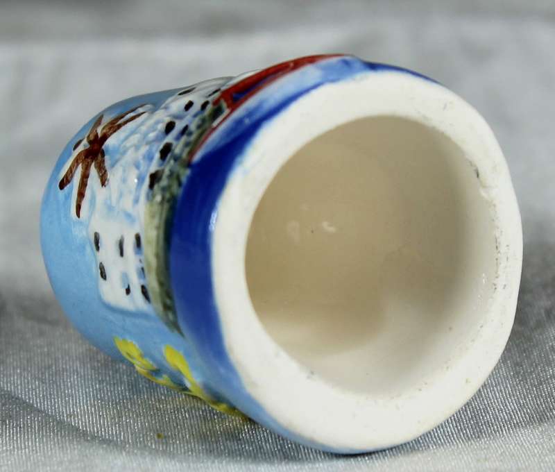 3D ceramic thimble - Menorca