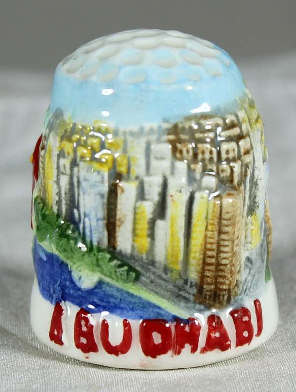 3D ceramic thimble - Abu Dhabi