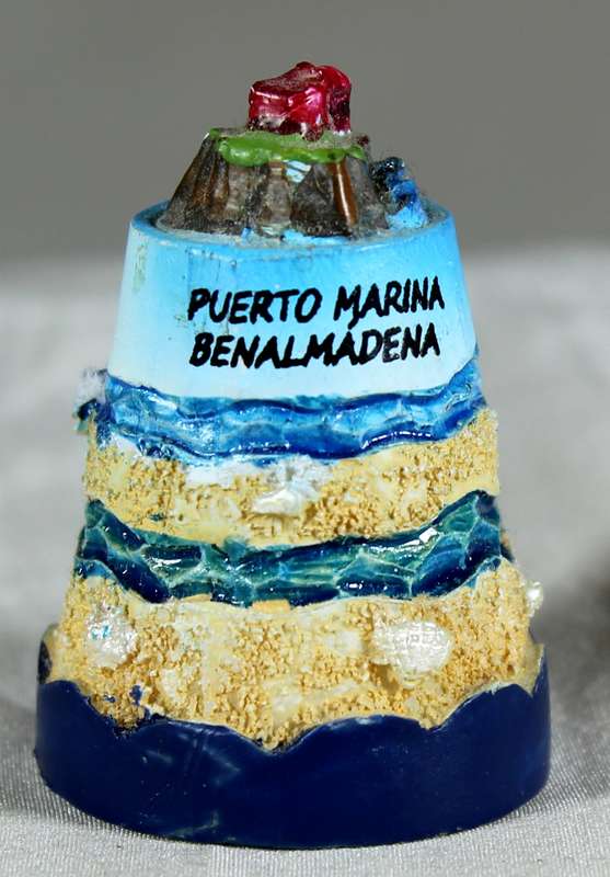 3D ceramic thimble - Benalmadena