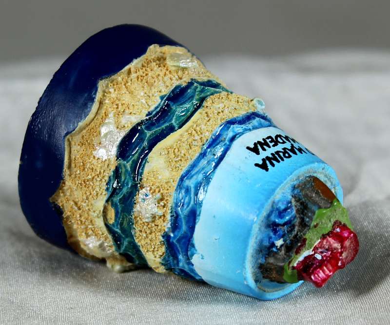 3D ceramic thimble - Benalmadena