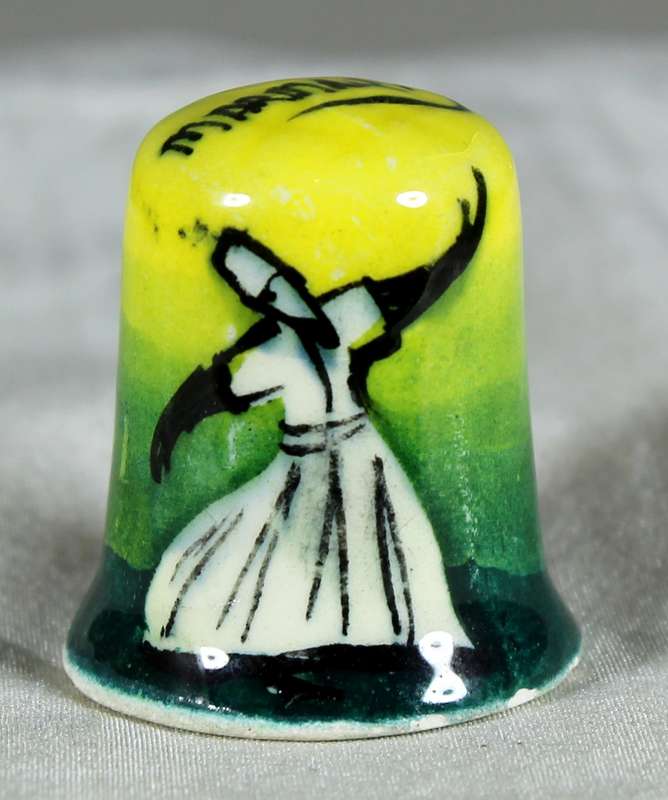 Hand painted thimble