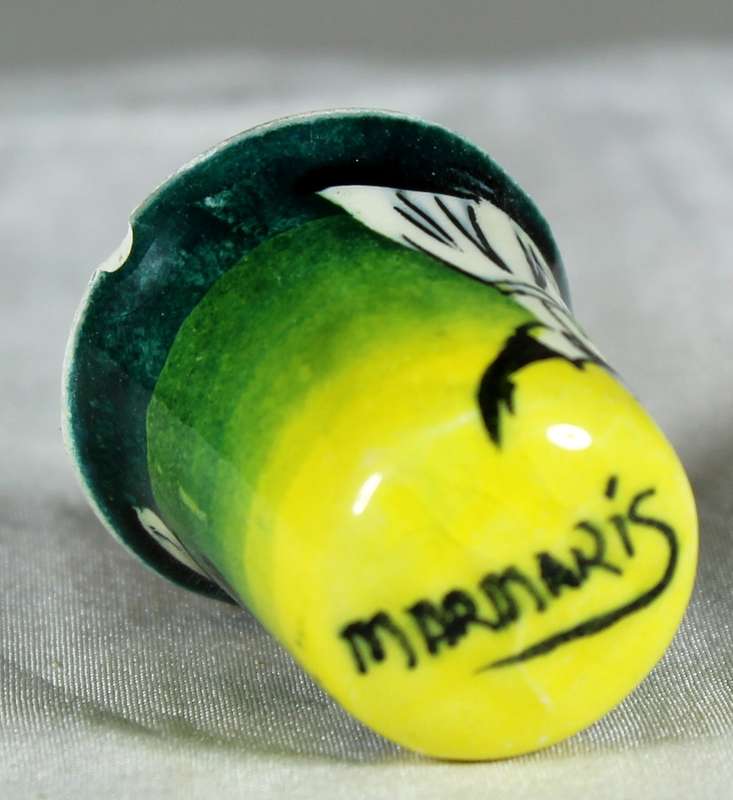 Hand painted thimble