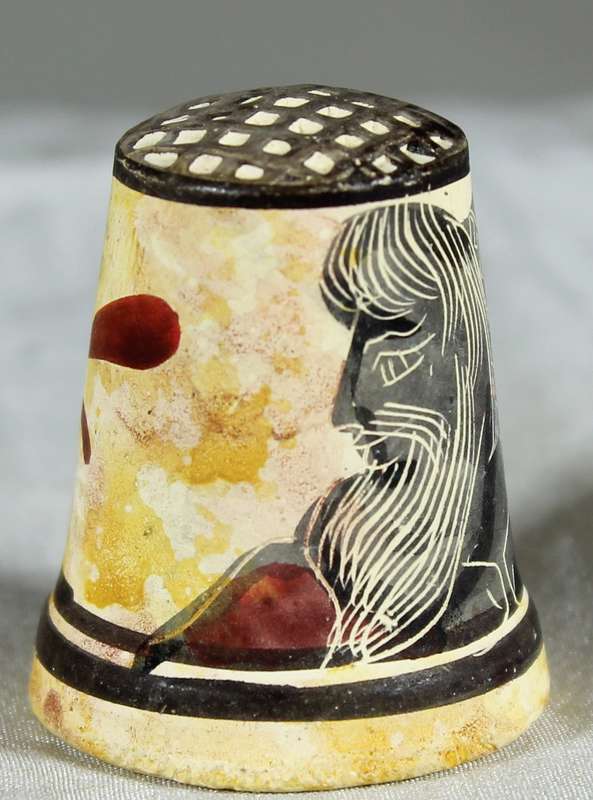 Hand painted thimble