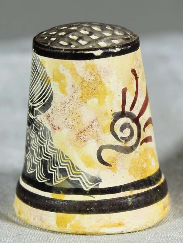 Hand painted thimble