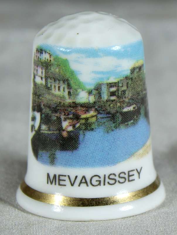 Bone China thimble - Mevagissey