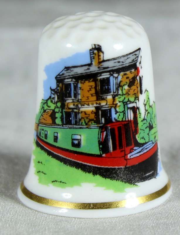 Bone China thimble - Deckboat