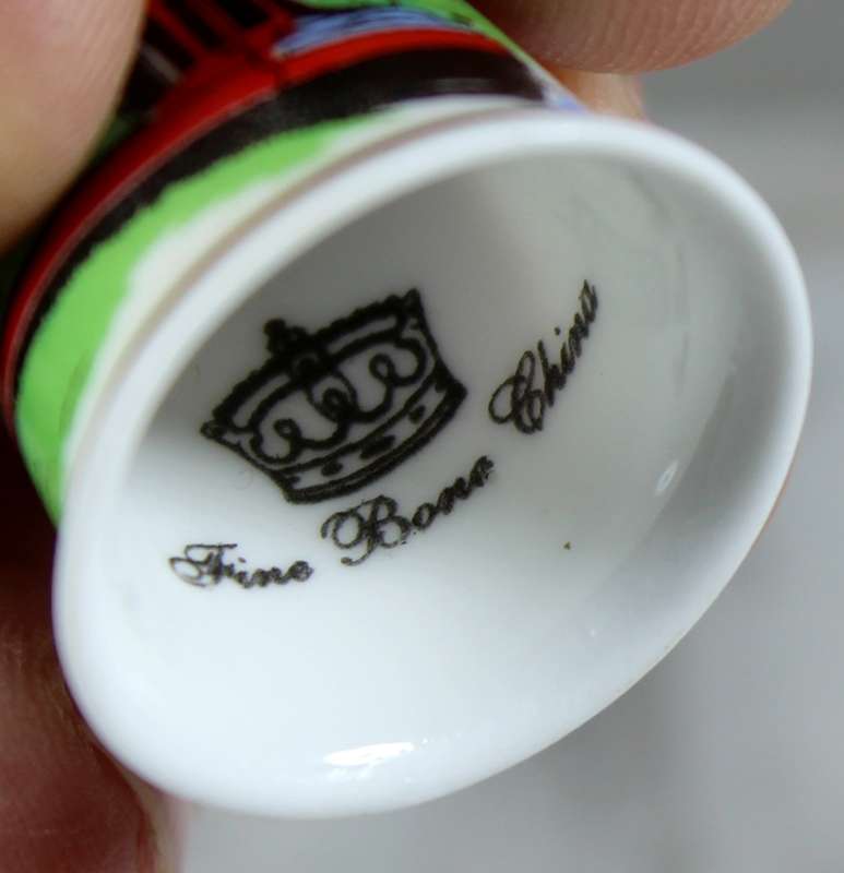 Bone China thimble - Deckboat
