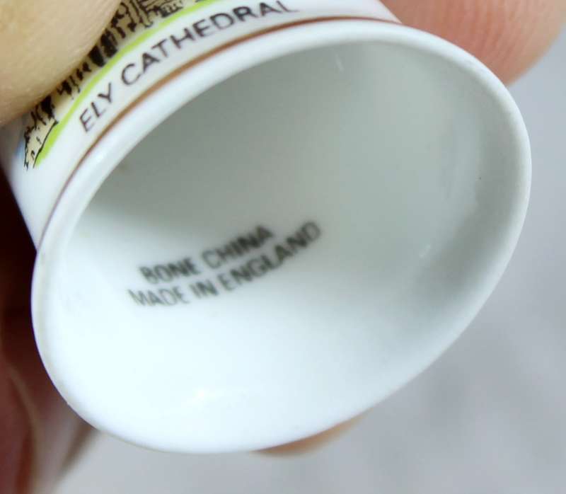 Bone China thimble - Ely Cathedral