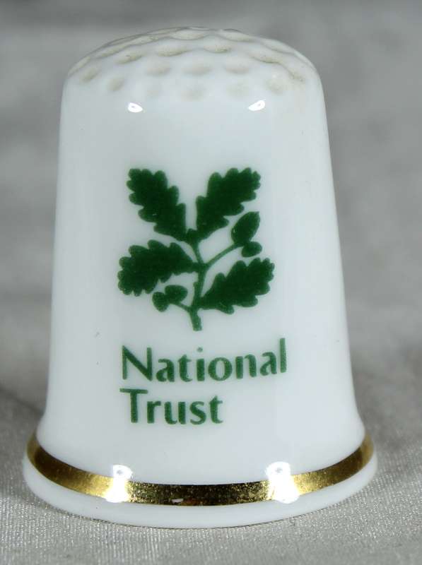 Bone China thimble - Lacock village - national trust