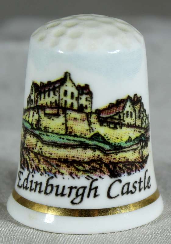 Bone China thimble - Edinburgh castle