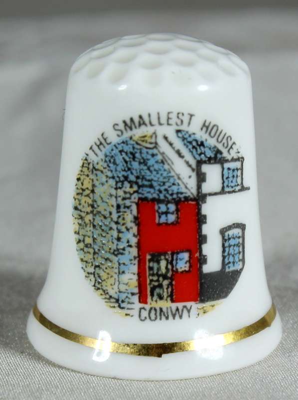 Bone China thimble - Conwy