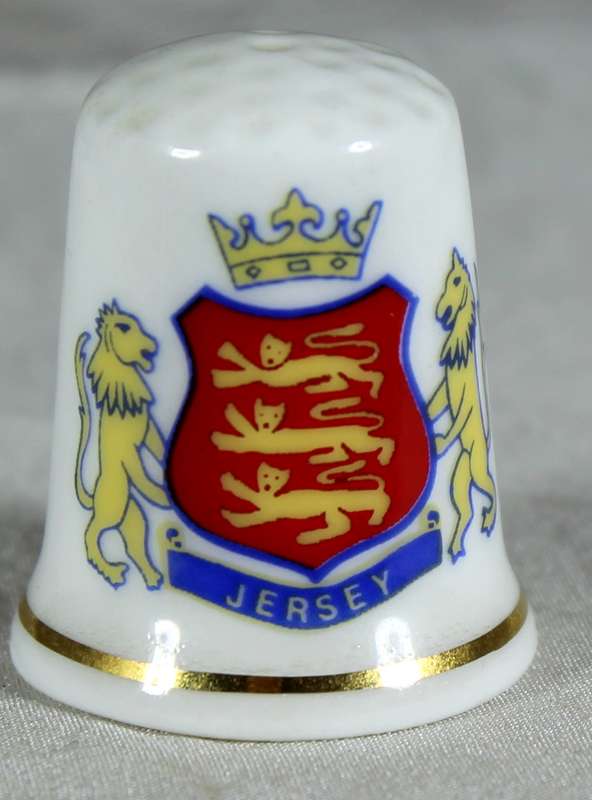 Bone China thimble - Jersey