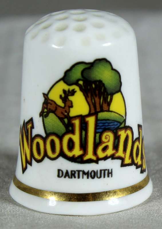 Bone China thimble - Woodlands Dartmouth - GWP UK