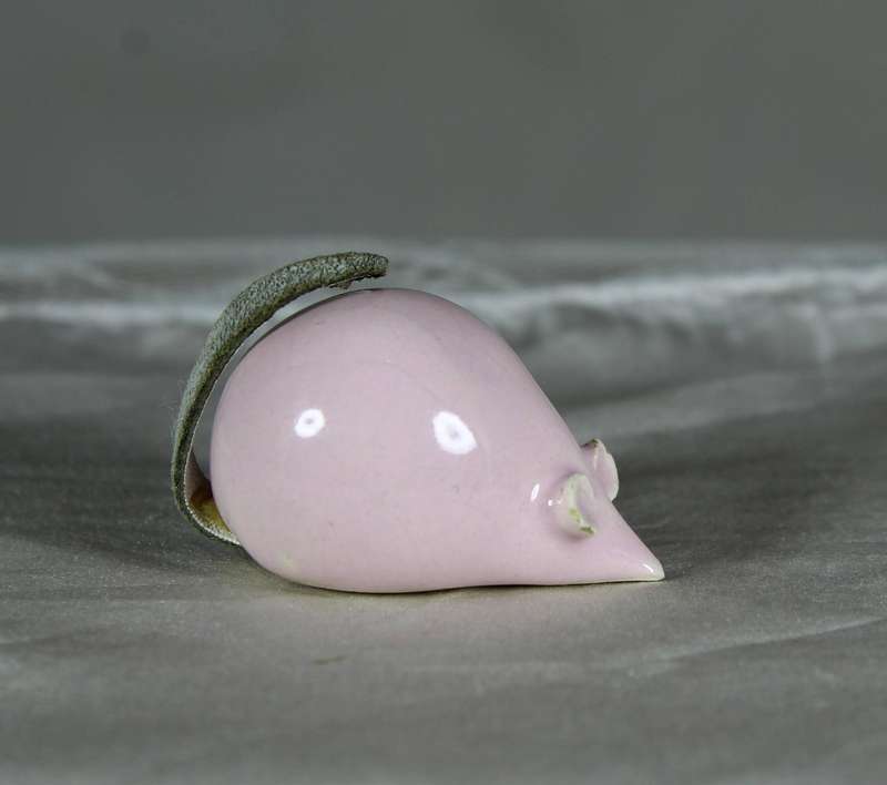 Miniature pink mouse