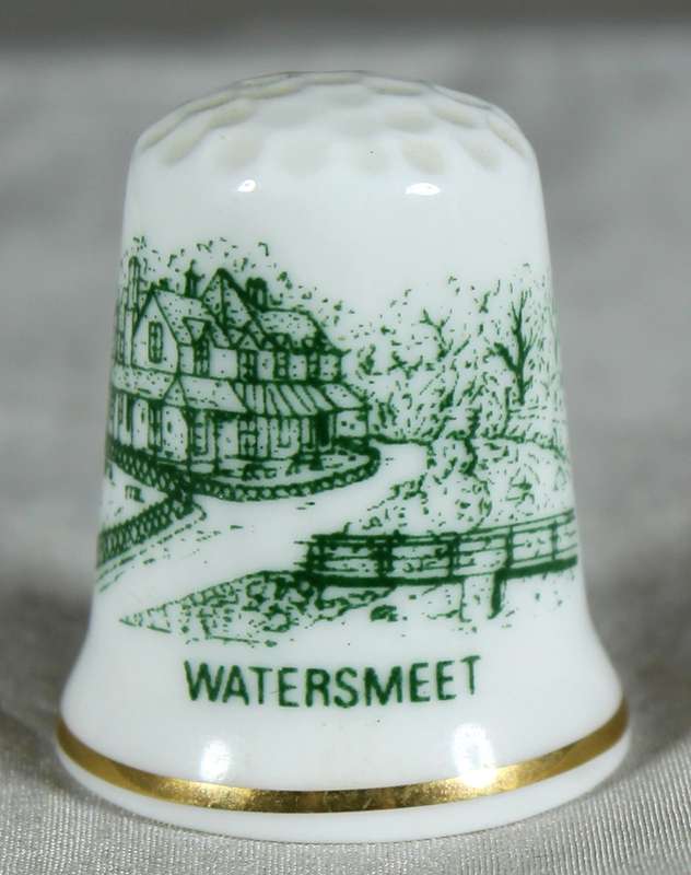 Bone China thimble - Watersmeet - national trust