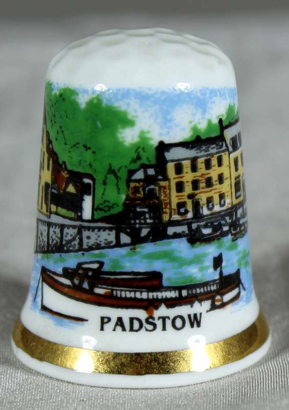 Bone China thimble - Padstow
