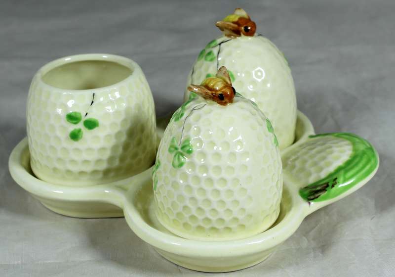 Bee themed condiment set