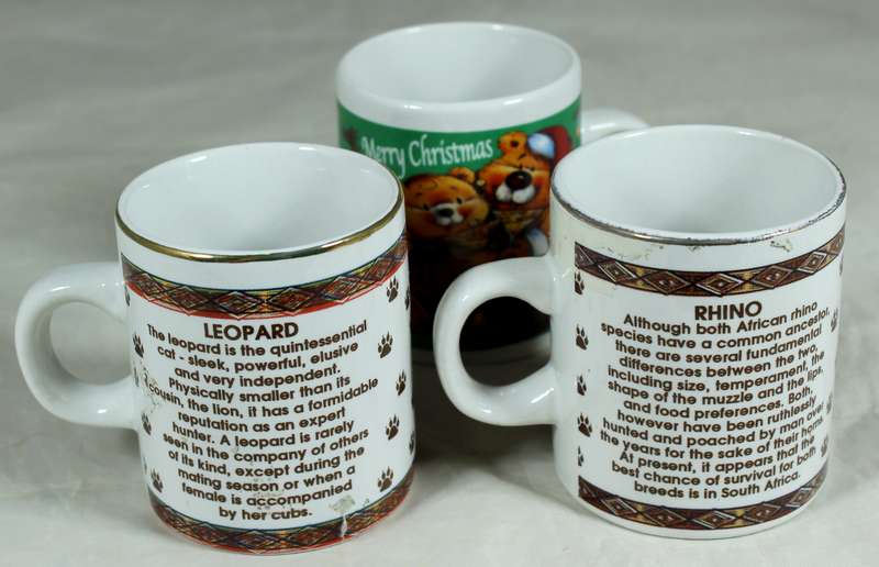 Trio demitasse cups