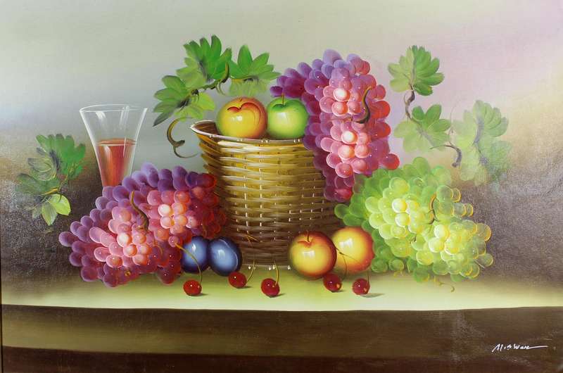 M Swan - large still life