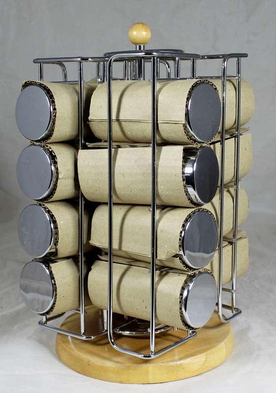 16 Piece revolving spice rack