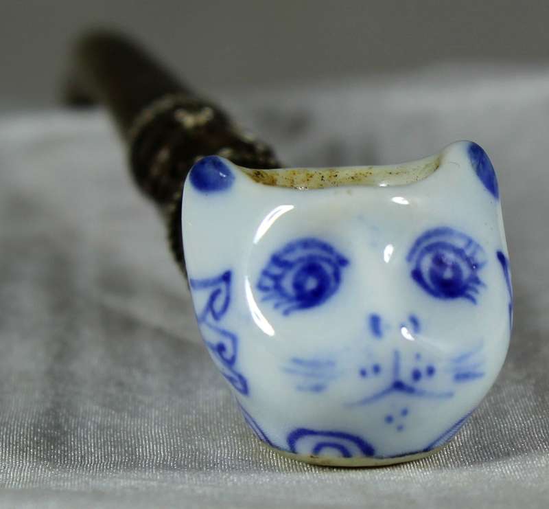 Porcelain & brass pipe