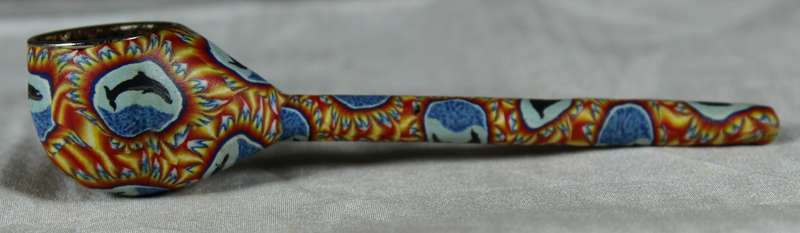 Cloisonne style pipe