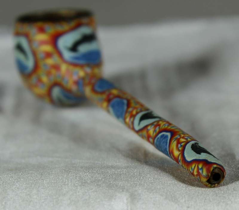 Cloisonne style pipe