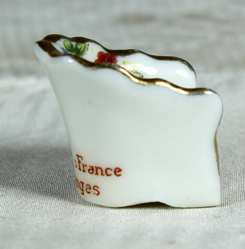 Miniature Limoges - Victorian themed club chair