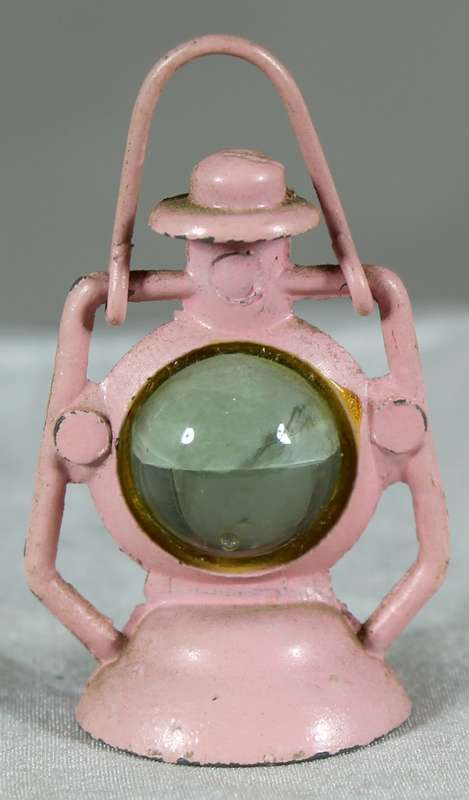 Miniature metal hurricane lamp