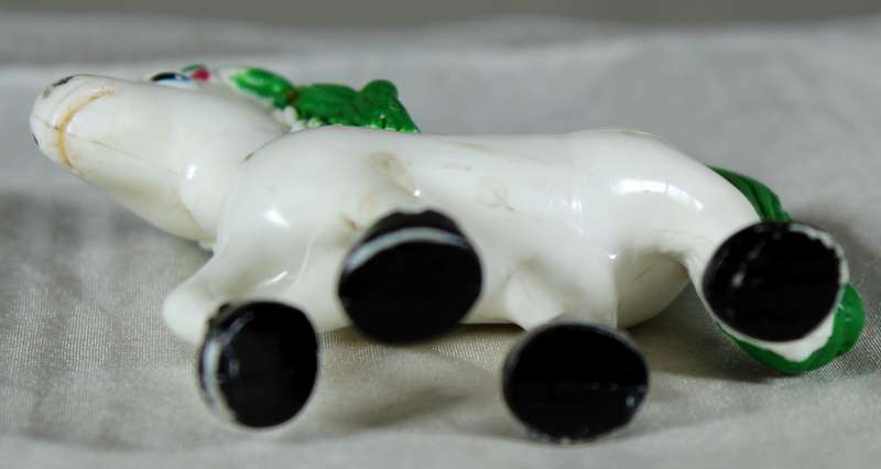 Hardened plastic horse