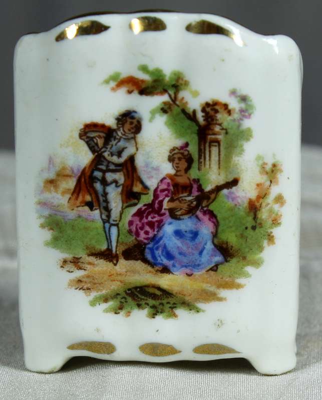 Miniature Limoges - Victorian themed cupboard