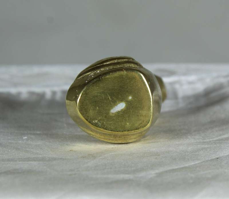 Miniature brass ducky