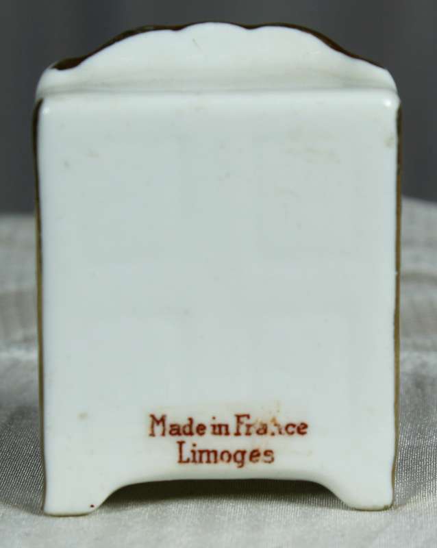 Miniature Limoges - Victorian themed cupboard