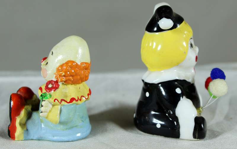 Pair of miniature clowns