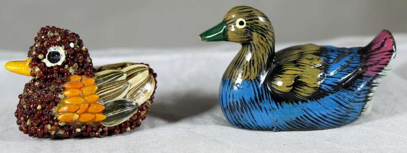 Pair of miniature ducks