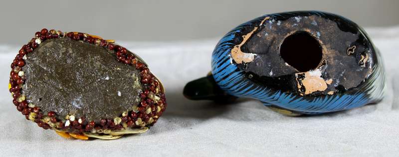 Pair of miniature ducks