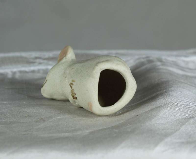 Small ceramic mouse